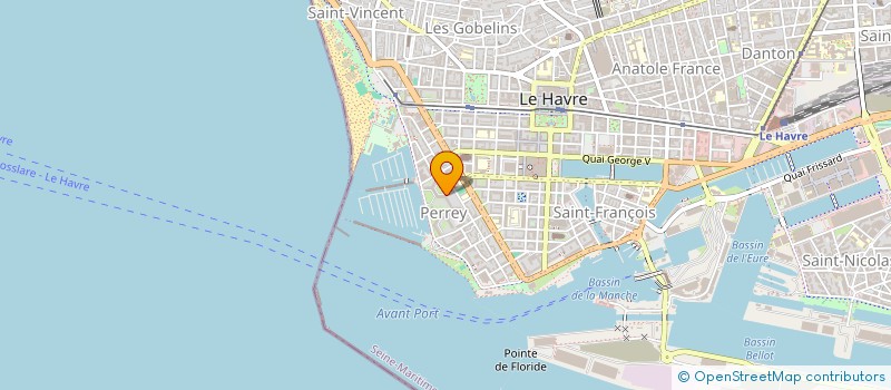 localisation de l'entreprise CIGOGNE à LE HAVRE