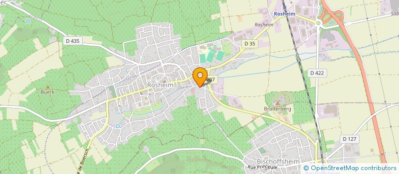 localisation de l'entreprise CIGOGNE  ROSHEIM