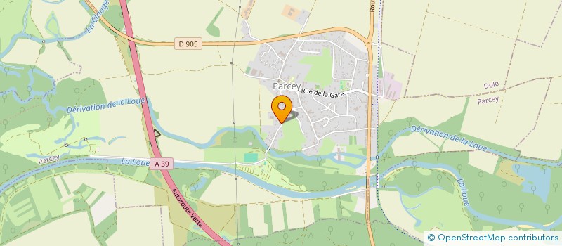 localisation de l'entreprise CIGOGNES 68  PARCEY