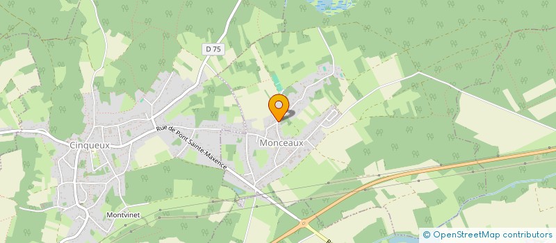 localisation de l'entreprise CIGOGNES  MONCEAUX