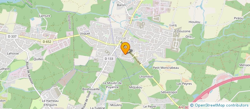 localisation de l'entreprise CIGOGNES CHUTE LIBRE  TOSSE