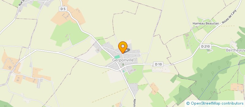 localisation de l'entreprise CIGOGNES EN PAYS DE CAUX  GERPONVILLE