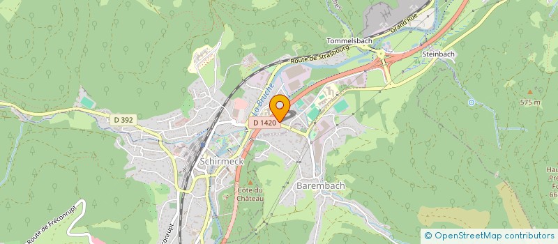 localisation de l'entreprise CIGOMAX  SCHIRMECK