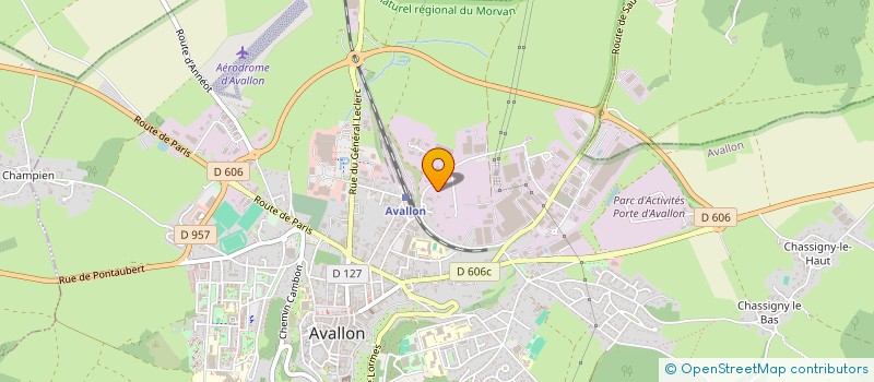 localisation de l'entreprise CIGTRONIC à AVALLON