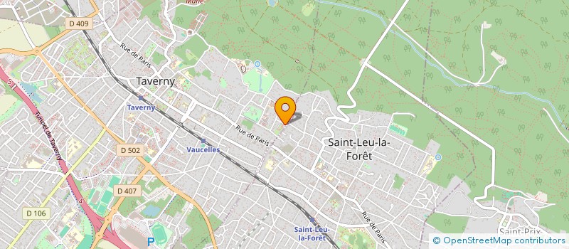 localisation de l'entreprise CIGUI à TAVERNY