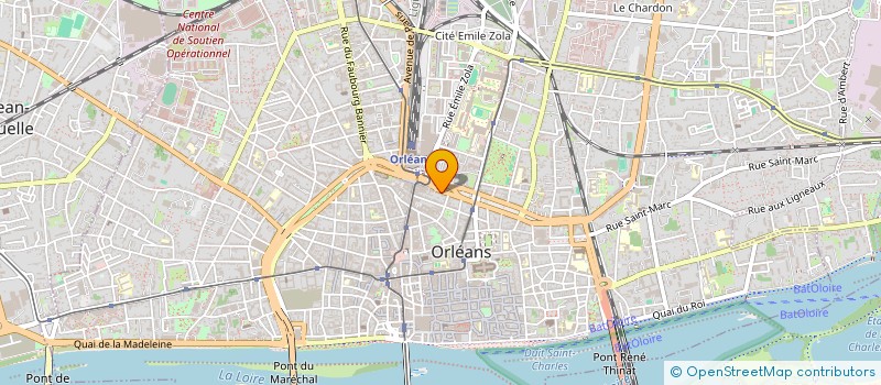 localisation de l'entreprise CIGUSTO SAINTE EULALIE à ORLEANS