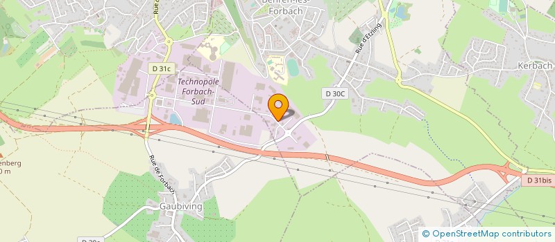 localisation de l'entreprise CIHAL à BEHREN-LES-FORBACH