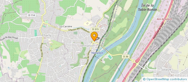 localisation de l'entreprise CIHAN  VOURLES