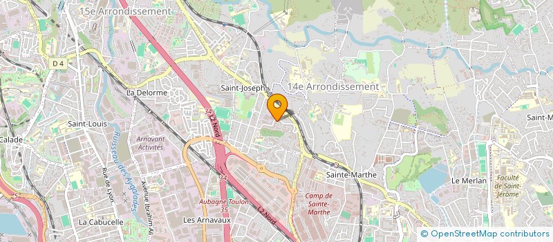 localisation de l'entreprise CIHAN BTP à MARSEILLE