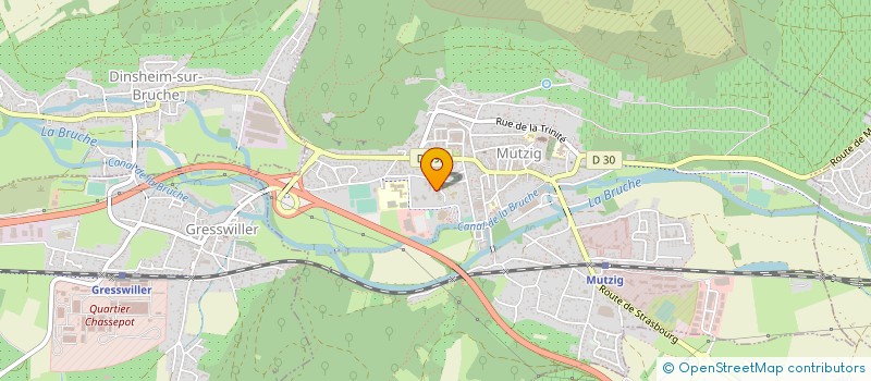 localisation de l'entreprise CIHANGIR CANER  MUTZIG