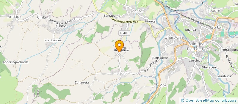 localisation de l'entreprise CIHIGOYENETCHE PATXI  SAINT-JEAN-LE-VIEUX