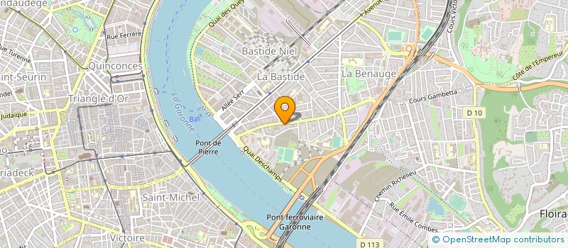 localisation de l'entreprise CII PARTICIPATIONS à BORDEAUX