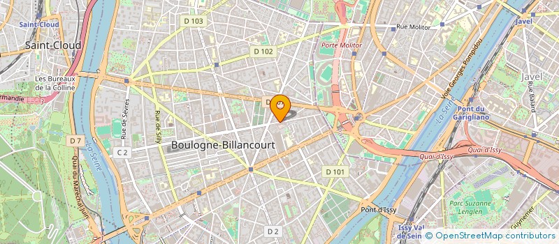 localisation de l'entreprise CIJA  BOULOGNE BILLANCOURT