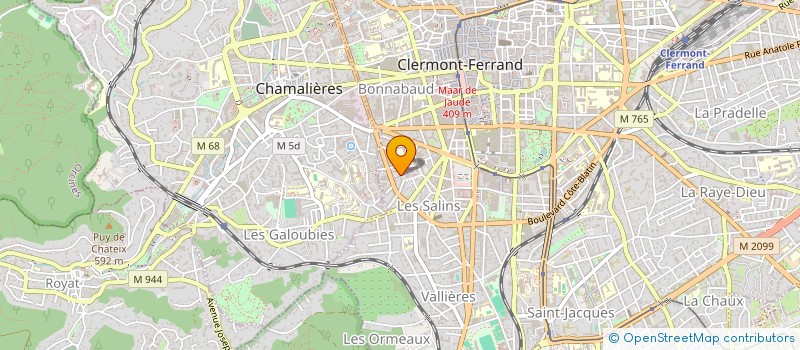 localisation de l'entreprise CIJA CENT INFORM JEUNESSE AUVE à CLERMONT-FERRAND