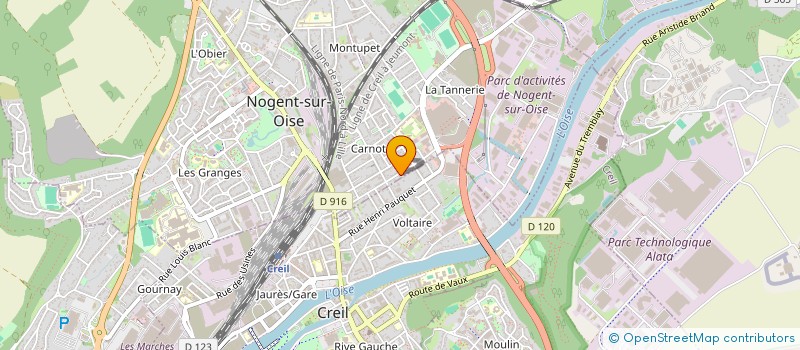 localisation de l'entreprise CIJEAN IMMO  NOGENT-SUR-OISE