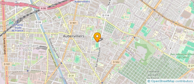 localisation de l'entreprise CIKCO FRANCE 93 à AUBERVILLIERS