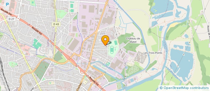 localisation de l'entreprise CIL.  MABLY