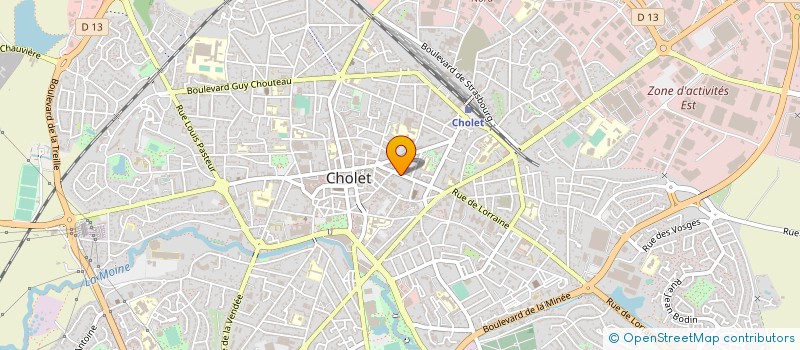 localisation de l'entreprise CIL à CHOLET