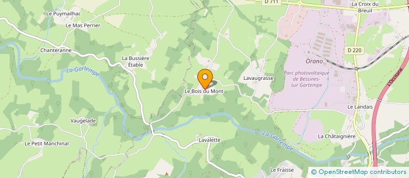 localisation de l'entreprise CIL-K RENOV  BESSINES-SUR-GARTEMPE