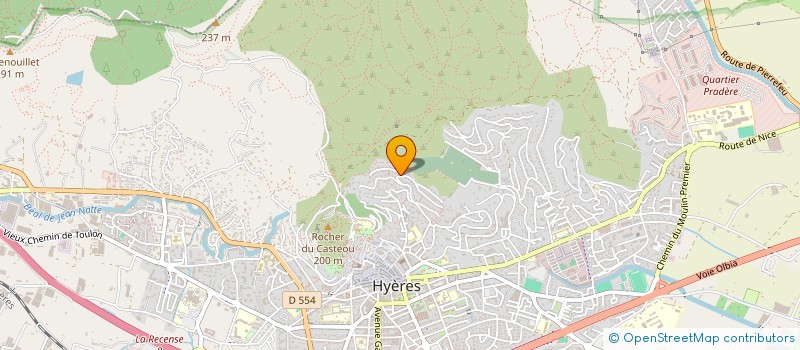 localisation de l'entreprise CIL LES COLLINES DU PARADIS à HYERES