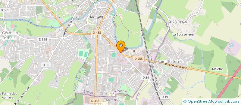 localisation de l'entreprise CIL MONTSORT à ALENCON