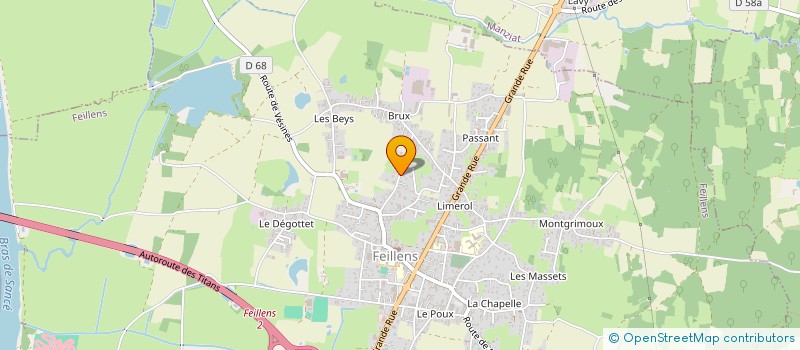 localisation de l'entreprise CIL PARTNERS  FEILLENS