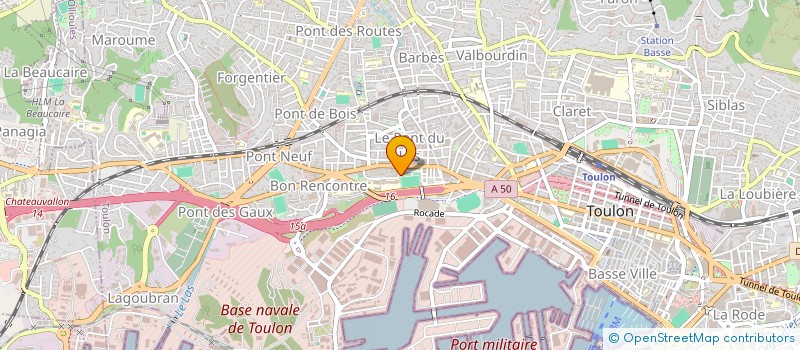 localisation de l'entreprise CIL PLACE D'ESPAGNE -TEMPLE  TOULON