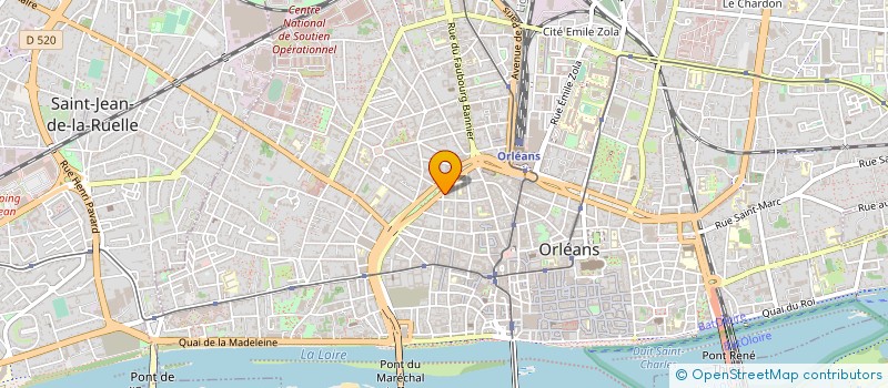 localisation de l'entreprise CIL VALLOIRE à ORLEANS