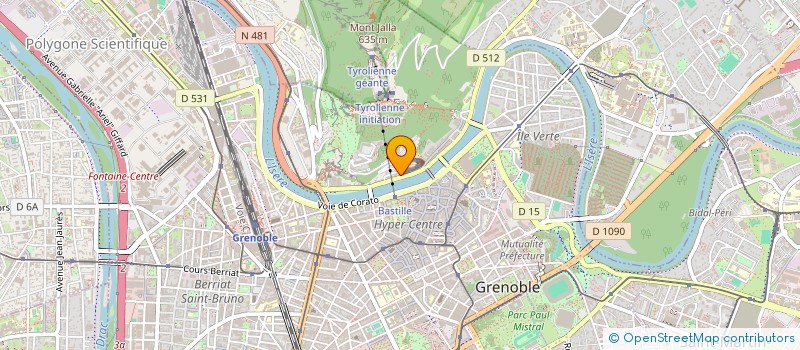 localisation de l'entreprise CILA  GRENOBLE