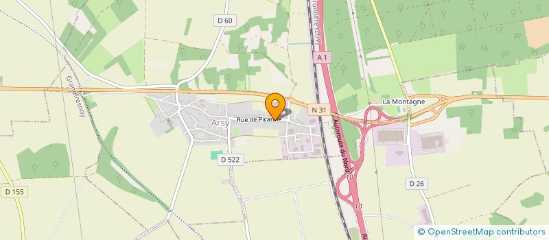 localisation de l'entreprise CILA  ARSY