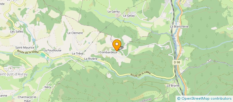 localisation de l'entreprise CILA INVESTISSEMNT  CHAMBOST ALLIERES