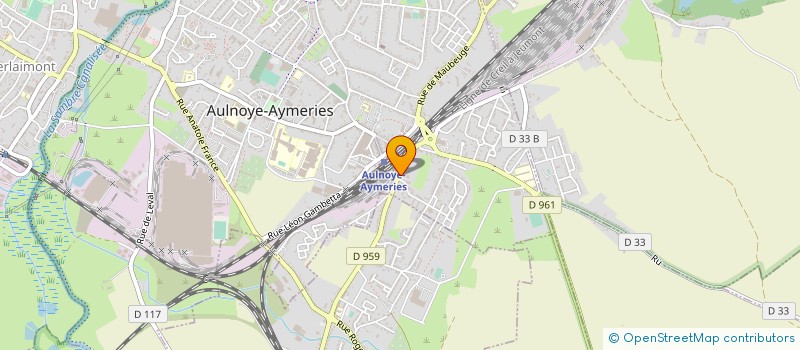 localisation de l'entreprise CILA SAS à AULNOYE-AYMERIES
