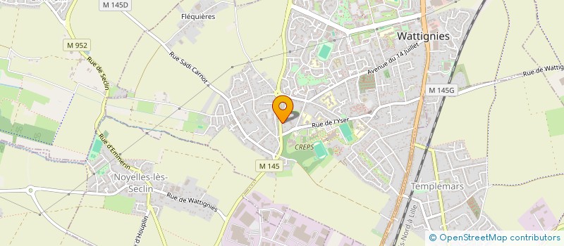 localisation de l'entreprise CILANTRO à WATTIGNIES