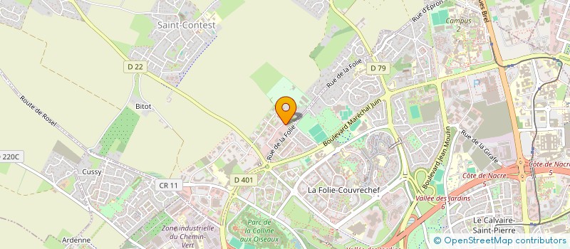 localisation de l'entreprise CILAOS 333  SAINT-CONTEST