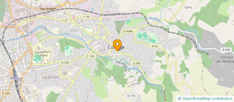 localisation de l'entreprise CILAOS à CUSSET