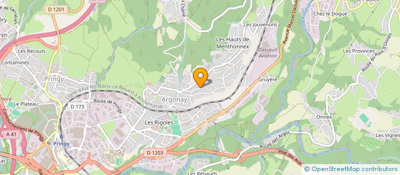 localisation de l'entreprise CILAOS  ARGONAY