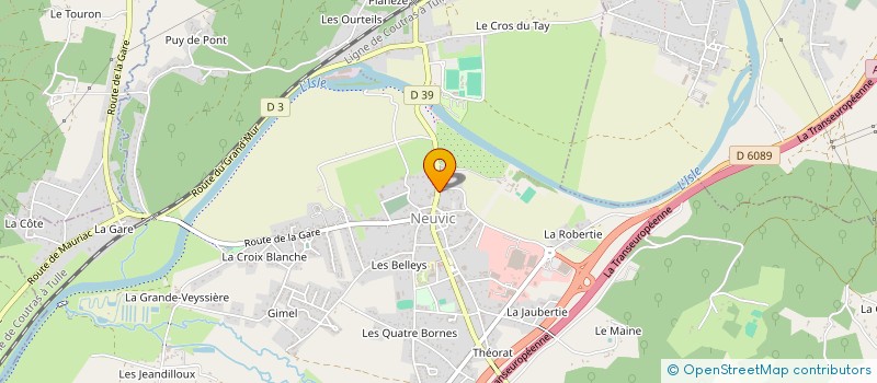localisation de l'entreprise CILAOS à NEUVIC