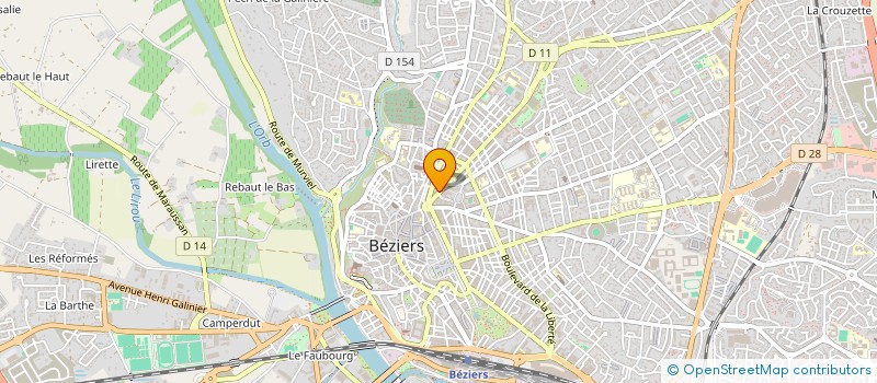 localisation de l'entreprise CILAOS MEDIA PRESSE à BEZIERS