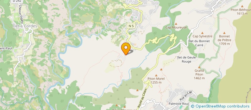 localisation de l'entreprise CILAOSGUIDE  CILAOS