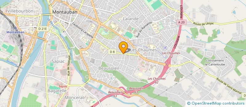 localisation de l'entreprise CILCO à MONTAUBAN
