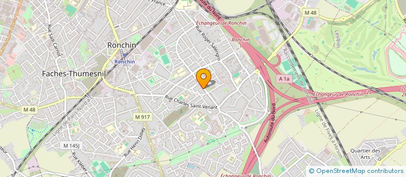 localisation de l'entreprise CILDIMMO  RONCHIN