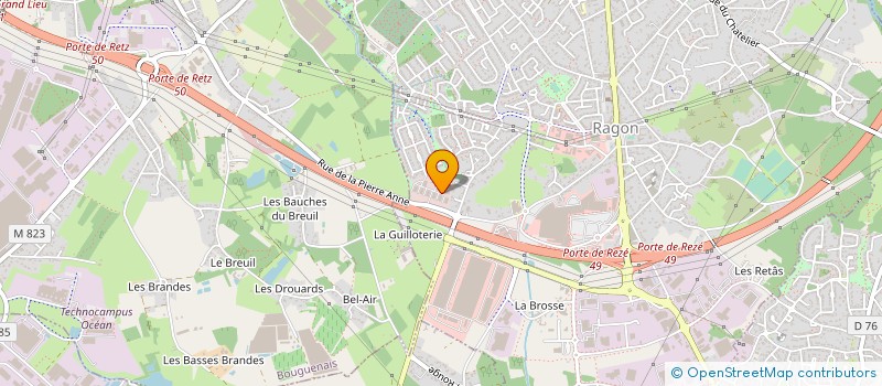 localisation de l'entreprise CILEA MONETIQUE à REZE