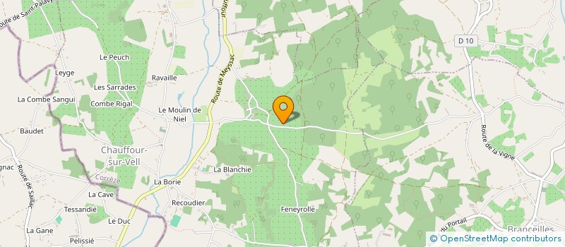 localisation de l'entreprise CILEPHIL  BRANCEILLES