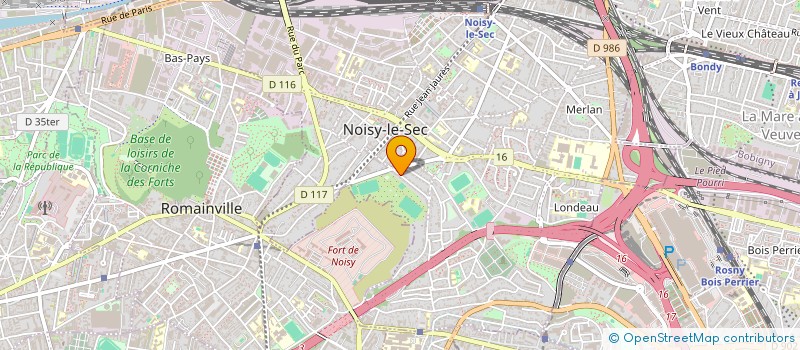 localisation de l'entreprise CILGIN à NOISY-LE-SEC