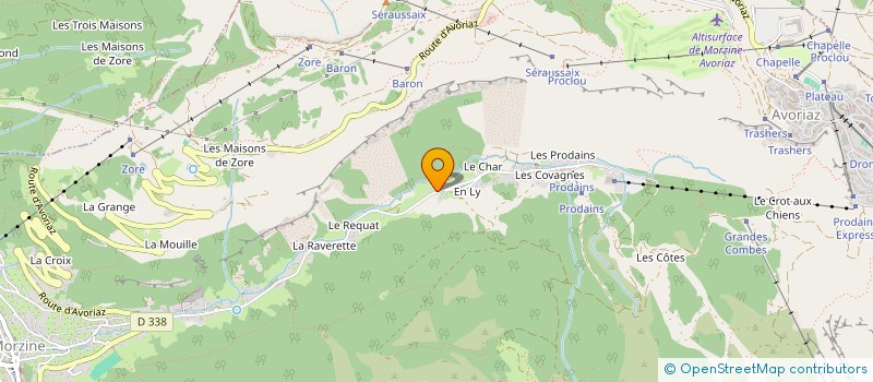 localisation de l'entreprise CILIA à MORZINE