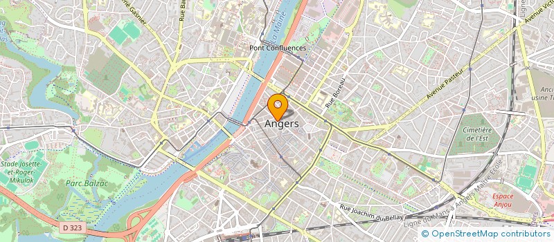 localisation de l'entreprise CILIA  ANGERS