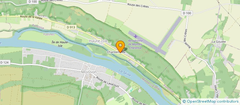 localisation de l'entreprise CILIBEL  HAUTE-ISLE