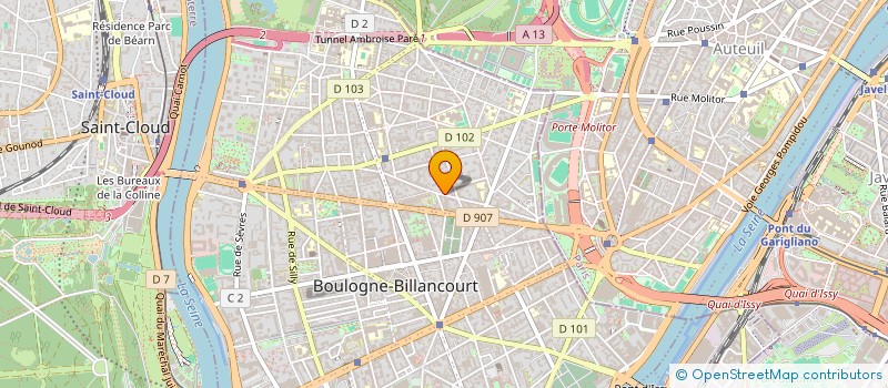 localisation de l'entreprise CILISSES SCI DE LISSES à BOULOGNE-BILLANCOURT