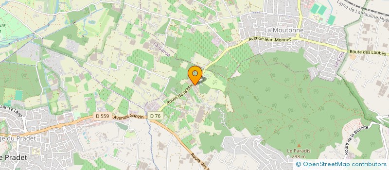 localisation de l'entreprise CILL DISTRIBUTION  LE PRADET