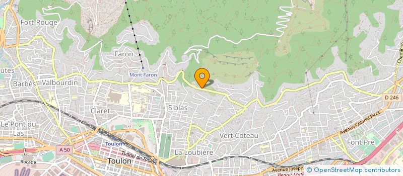 localisation de l'entreprise CILLIAN  TOULON